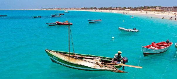 Playa en Cabo Verde