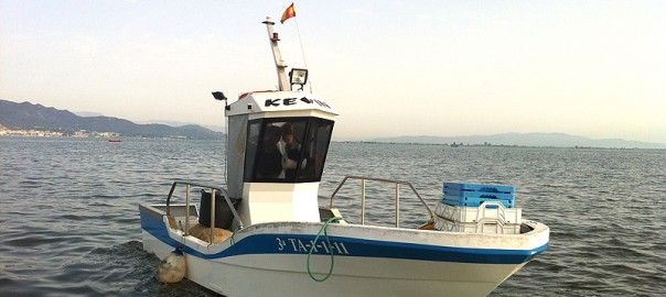 La barca de pesca de Agustí en el Delta del Ebro