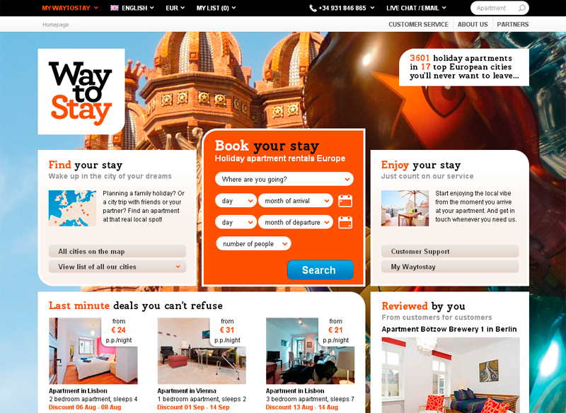 WaytoStay new website