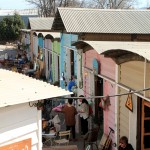 Los "barracones de madera" exteriores