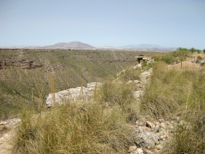 Un paisaje único parecido a un desierto