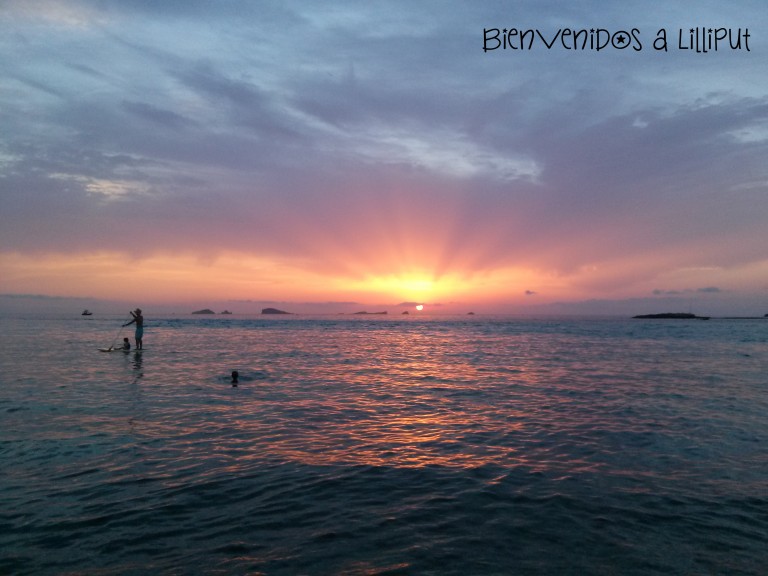 Puesta de sol en Cala Comte de Ibiza - Bienvenidos a Lilliput
