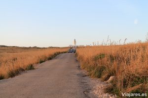 Carretera que conduce al Faro de Cavalleria, Menorca