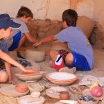Tocando la historia de los íberos con las manos en Calafell