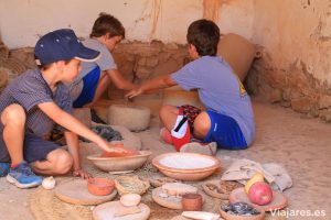 Tocando la historia de los íberos con las manos en Calafell