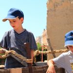 Levantando muros al estilo de los íberos de Calafell