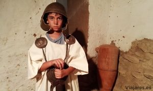 Ciudadela ibérica de Calafell con niños