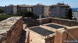 Desde la Ciudadela se podía controlar la playa de Calafell