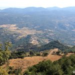 El pueblo de Albarca desde lo alto de la montaña