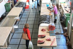 En el Mercado dos Lavradores hay también un buen surtido de productos del mar