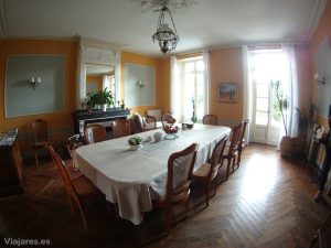 Comedor común del hotel Maison de Josephine