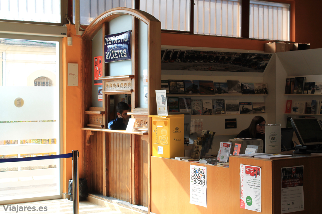 Taquilla a la entrada del museo