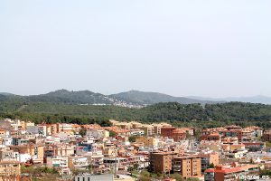 Paisaje que rodea el Castillo de Castelldefels
